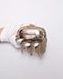 Kiss Lock CC Chain Fringe Miaudiere Clutch, top view